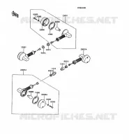 CLIGNOTANTS pour Kawasaki KMX125