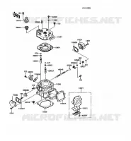 CULASSE/CYLINDRE pour Kawasaki KMX125