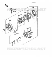 EMBRAYAGE pour Kawasaki KMX125