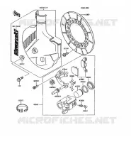 FREIN AVANT pour Kawasaki KMX125