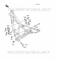 PIECE DE CADRE (COUVERTURE) pour Kawasaki KMX125