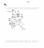R&Eacute;SERVOIR D'HUILE pour Kawasaki KMX125
