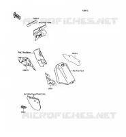 STICKER(EBONY) pour Kawasaki KMX125
