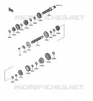 TRANSMISSION pour Kawasaki KMX125