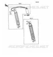 AMORTISSEUR pour Kawasaki KMX125