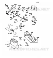 CHASSIS EQUIPMENT ELECTRIQUE pour Kawasaki KMX125