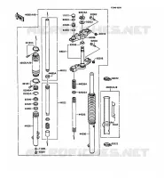 FOURCHE(1/2) pour Kawasaki KMX125
