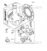 FREIN AVANT pour Kawasaki KMX125