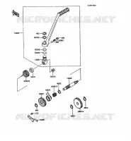MECANISME DE KICK pour Kawasaki KMX125