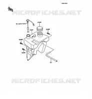 R&Eacute;SERVOIR D'HUILE pour Kawasaki KMX125