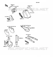STICKER pour Kawasaki KMX125