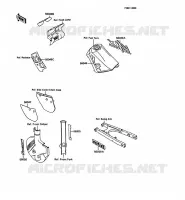 STICKER pour Kawasaki KMX125