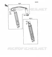 AMORTISSEUR pour Kawasaki KMX125