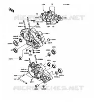 CARTER MOTEUR(S) pour Kawasaki KMX125