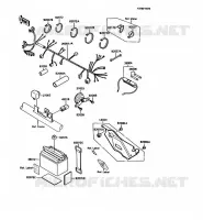 CHASSIS EQUIPMENT ELECTRIQUE pour Kawasaki KMX125