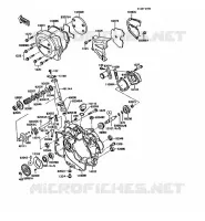 COUVERCLES MOTEUR pour Kawasaki KMX125