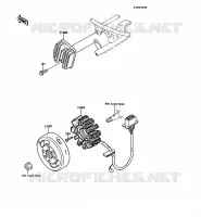 G&Eacute;N&Eacute;RATEUR pour Kawasaki KMX125