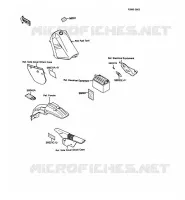 LABEL pour Kawasaki KMX125