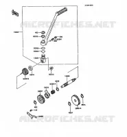 MECANISME DE KICK pour Kawasaki KMX125