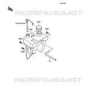R&Eacute;SERVOIR D'HUILE pour Kawasaki KMX125