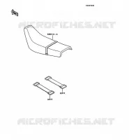 SELLE pour Kawasaki KMX125