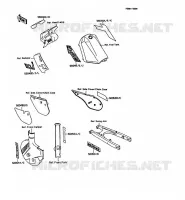 STICKER pour Kawasaki KMX125