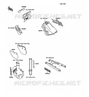 STICKER pour Kawasaki KMX125
