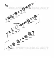 TRANSMISSION pour Kawasaki KMX125