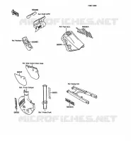 STICKER pour Kawasaki KMX125