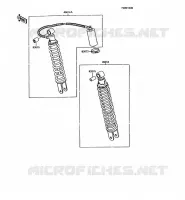 AMORTISSEUR pour Kawasaki KMX125