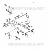 BRAS OSCILLANT pour Kawasaki KMX125