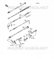 CABLES pour Kawasaki KMX125