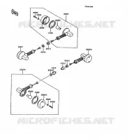 CLIGNOTANTS pour Kawasaki KMX125