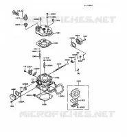CULASSE/CYLINDRE pour Kawasaki KMX125