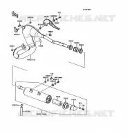 &Eacute;CHAPPEMENT pour Kawasaki KMX125