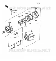 EMBRAYAGE pour Kawasaki KMX125