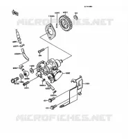 POMPE A HUILE pour Kawasaki KMX125