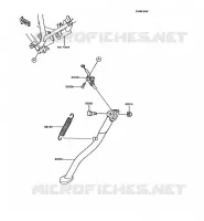 BEQUILLES pour Kawasaki KMX125
