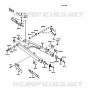 BRAS OSCILLANT pour Kawasaki KMX125