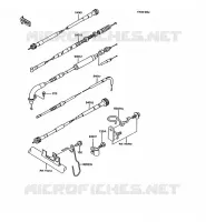 CABLES pour Kawasaki KMX125