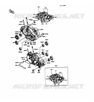 CARTER MOTEUR(S) pour Kawasaki KMX125