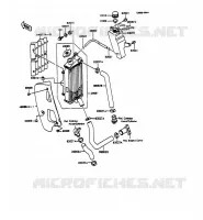 RADIATEUR pour Kawasaki KMX125
