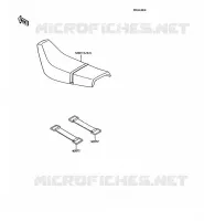 SELLE pour Kawasaki KMX125