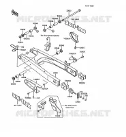 BRAS OSCILLANT pour Kawasaki KMX200