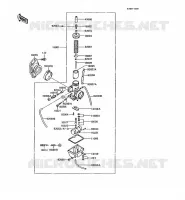 CARBURATEUR pour Kawasaki KMX200