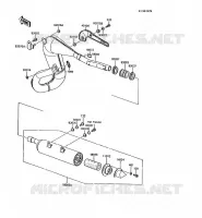 &Eacute;CHAPPEMENT pour Kawasaki KMX200