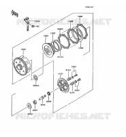 EMBRAYAGE pour Kawasaki KMX200
