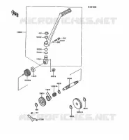 MECANISME DE KICK pour Kawasaki KMX200