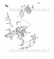 POMPE A HUILE pour Kawasaki KMX200