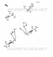 REPOSE PIED pour Kawasaki KMX200